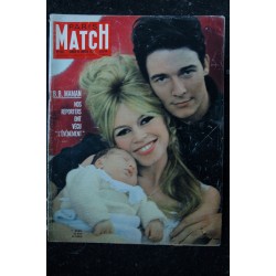 PARIS MATCH N°  563 23 JANVIER 1960 BRIGITTE BARDOT Cover MAMAN 12 PAGES