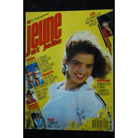 JEUNE ET JOLIE 1 - 1987 06 - Collector N° 1 - Lio Pierre Cosso