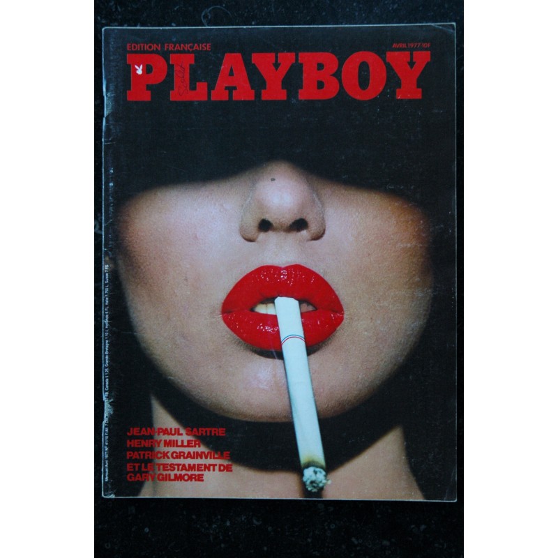 PLAYBOY  Fr 1977 04 N° 41 SARTRE MILLER KIRAZ SEXY LISA SOHM LILI CARATI TOUTE NUE MICHEL SIMON