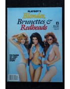 Playboy's Blondes Brunettes & Redhead
